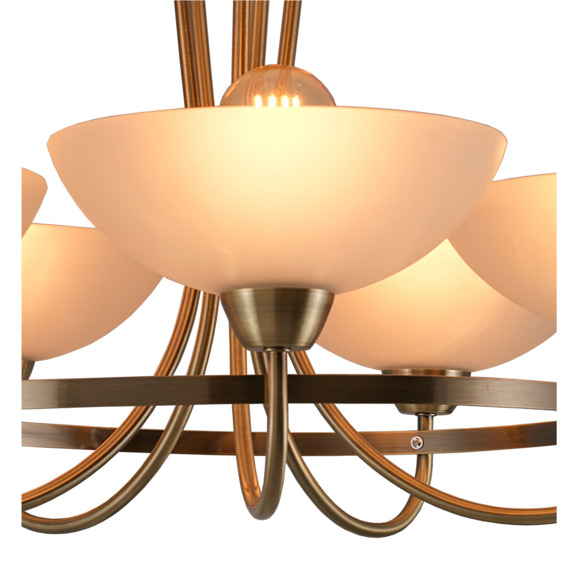 Люстра потолочная V1204-5C Lione 5*E27*60W Люстра потолочная V1204-5C Lione 5*E27*60W - фото 2