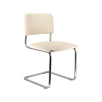 Настоящее фото товара Кресло Сильвиа, экокожа, бежевый, произведённого компанией ChiedoCover