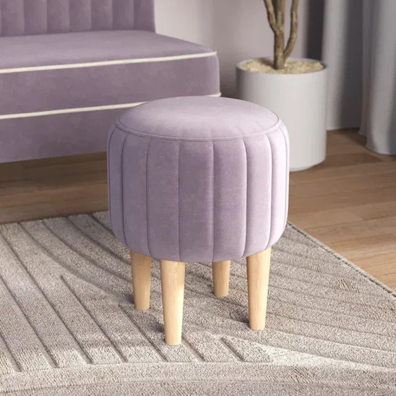 Пуф Ноотропик, круглый, сиреневый - фото 2