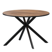 Настоящее фото товара Стол нераздвижной Грант 900 дуб самдал ,черный муар, произведённого компанией ChiedoCover