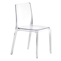 Настоящее фото товара Прозрачный стул Блиц, пластик, произведённого компанией ChiedoCover