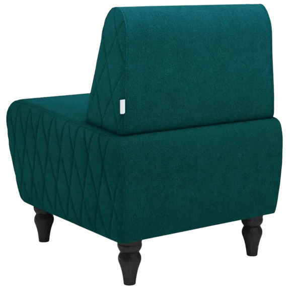 Кресло Лотик велюр, зеленый - фото 3