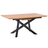 Фотография Стол раскладной Apprehension, дуб золото, чёрный от производителя ChiedoCover, картинка продукции, реальное фото товара Настоящее фото товара Стол раскладной Apprehension, дуб золото, чёрный, произведённого компанией ChiedoCover