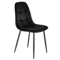 Фотография Стул Coalescence, чёрный велюр от производителя ChiedoCover, картинка продукции, реальное фото товара Настоящее фото товара Стул Coalescence, чёрный велюр, произведённого компанией ChiedoCover