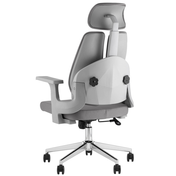 Кресло офисное TopChairs Kineo, серый - фото 5