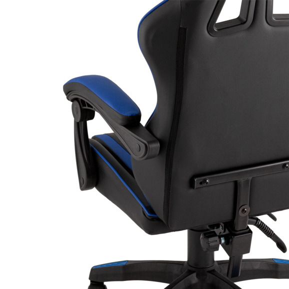 Кресло спортивное TopChairs Shadow, черно-синий Кресло спортивное TopChairs Shadow, черно-синий - фото 7