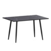 Стол нераздвижной Бетти 1200, даркстоун, черный муар