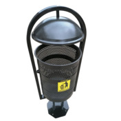 Фотография товара Уличная урна КОСМОС 20 л, серебро от компании ChiedoCover.