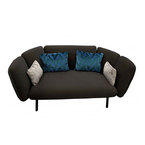 Диван Гип двухместный, черный Диван Гип двухместный, черный - фото 3