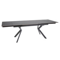 Настоящее фото товара Стол обеденный Portico, черный, произведённого компанией ChiedoCover