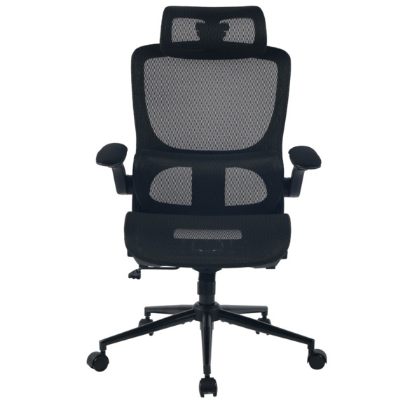 Кресло офисное TopChairs Tactus, черная сетка - фото 3