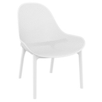 Настоящее фото товара Лаунж-кресло пластиковое Грау, белый, произведённого компанией ChiedoCover