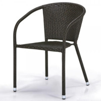 Настоящее фото товара Плетеное кресло Бергамо, коричневый, произведённого компанией ChiedoCover