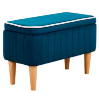 Настоящее фото товара Банкетка Nootropic, с ящиком, изумрудный, произведённого компанией ChiedoCover