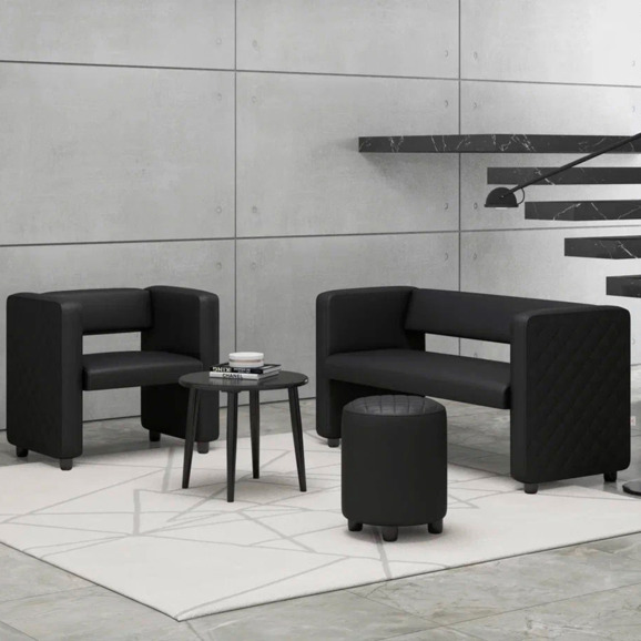 Пуф Тепал, экокожа, черный - фото 6