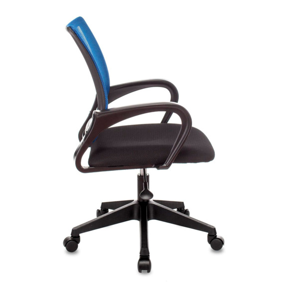 Кресло офисное TopChairs ST-Basic сетка/ткань синий - фото 2