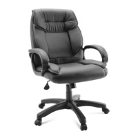 Настоящее фото товара Офисное кресло CL, черный кожзам, произведённого компанией ChiedoCover