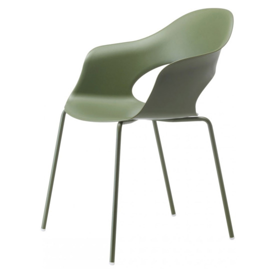 Кресло пластиковое Сано, оливковый - фото 2