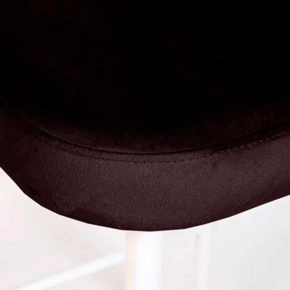 Стул Пиннате, барный, коричневый, белый, велюр - фото 10