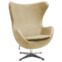 Настоящее фото товара Кресло Egg style chair, карамельный, искусственная замша, произведённого компанией ChiedoCover