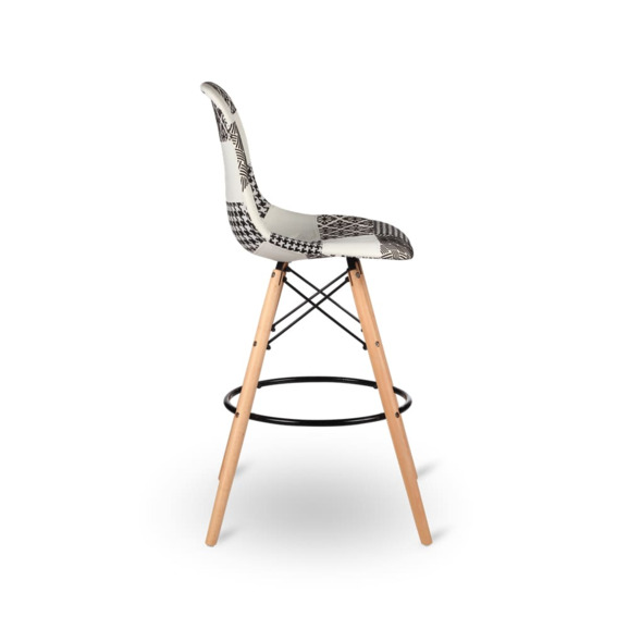 Cтул Eames DSW Patchwork Black&White - фото 4