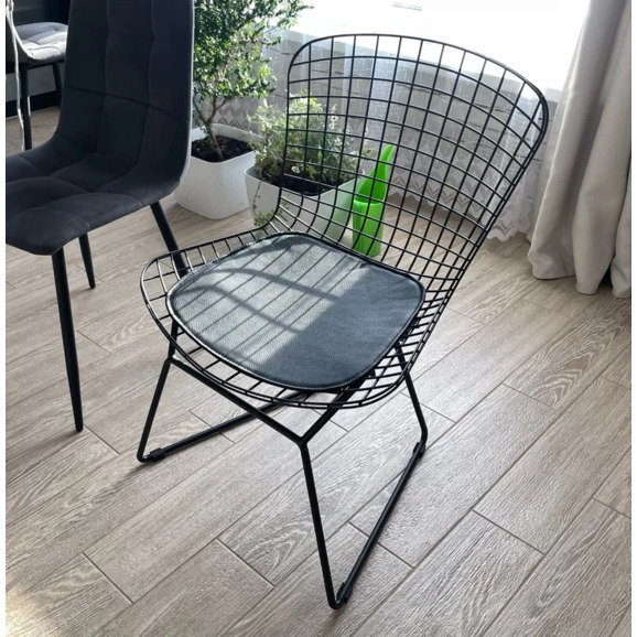 Стул обеденный Bertoia черный  - фото 8