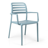 Настоящее фото товара Кресло пластиковое Costa, голубой, произведённого компанией ChiedoCover