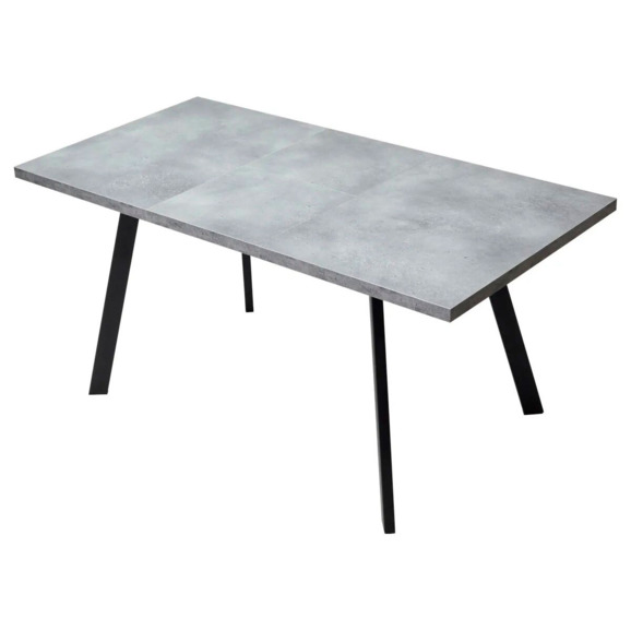 Стол Brick M 120, бетон Портленд/ черный - фото 2
