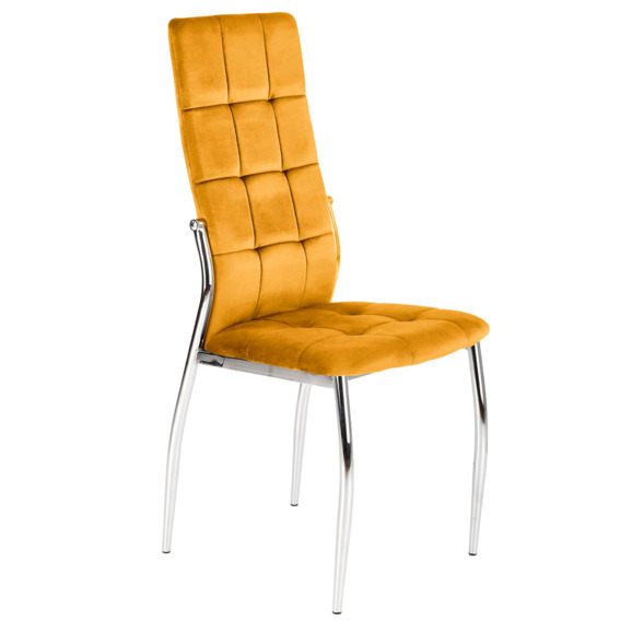 Стул Symbiosis, горчичный велюр - фото 1