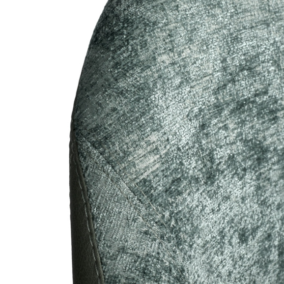 Стул Bruno зелёный шенилл с экокожей с поворотным механизмом Стул Bruno зелёный шенилл с экокожей с поворотным механизмом - фото 6