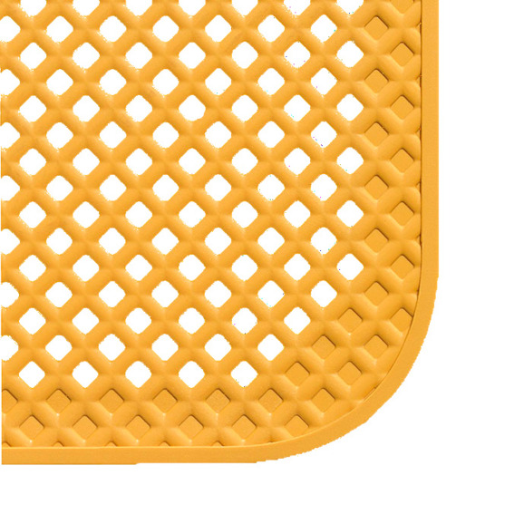 Столик пластиковый журнальный Net Table, горчичный - фото 3