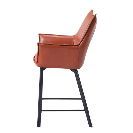 Полубарное кресло Soho, коричневое - фото 3