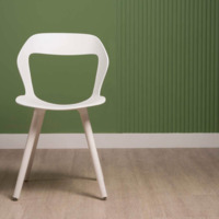 Фотография Стул Cover B, белый, белые ножки Фотография товара Стул Cover B, белый, белые ножки от компании ChiedoCover.