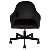 Фотография товара Кресло Сета, пятилучие, черный, велюр от компании ChiedoCover.