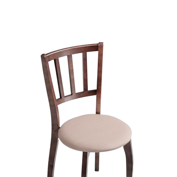 Деревянный стул Айра бежевый / орех - фото 5