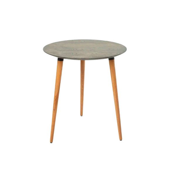 Стол круглый, графит Стол круглый, графит - фото 1