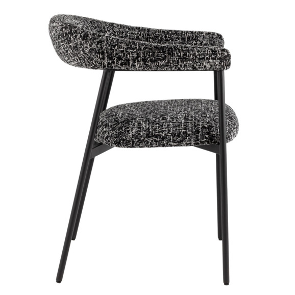 Стул обеденный Toko, черно-белый Стул обеденный Toko, черно-белый - фото 3