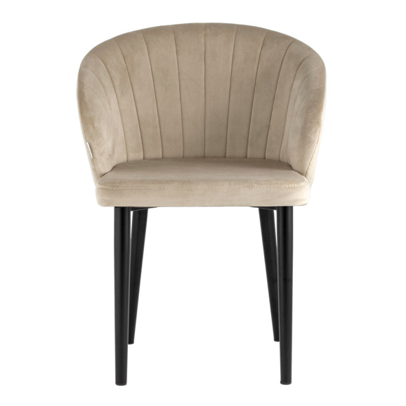 Стул с подлокотниками Шон, велюр бежевый Стул с подлокотниками Шон, велюр бежевый - фото 4