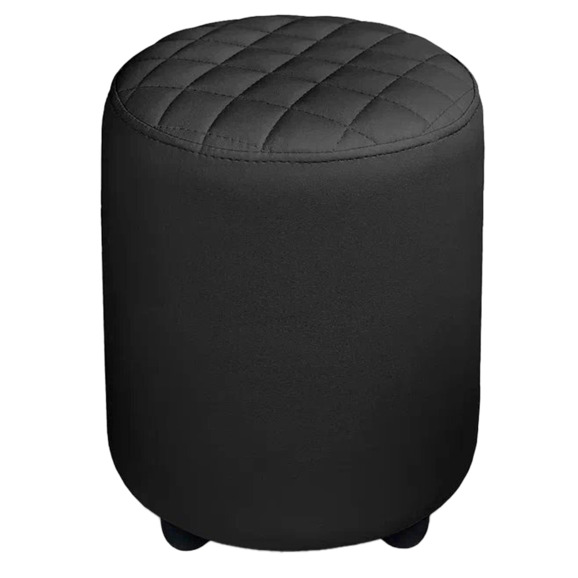 Пуф Тепал, экокожа, черный - фото 1