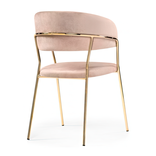 Стул Kamelia cappuccino / gold - фото 4