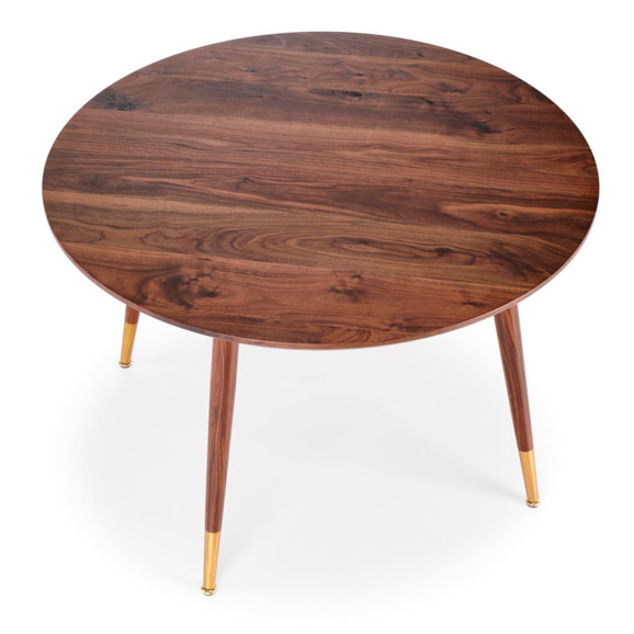 Стол Praxis, орех, золото - фото 3