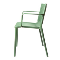 Фотография товара Стул пластиковый Милти с подлокотниками, зеленый от компании ChiedoCover.