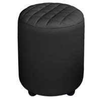 Настоящее фото товара Пуф Тепал, экокожа, черный, произведённого компанией ChiedoCover