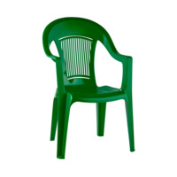 Настоящее фото товара Кресло пластиковое Фламинго, зеленое, произведённого компанией ChiedoCover