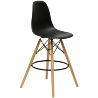 Настоящее фото товара Барный стул LongMold, черный, произведённого компанией ChiedoCover