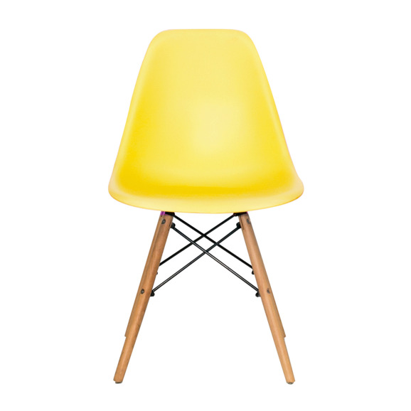 Стул Eames желтый - фото 3