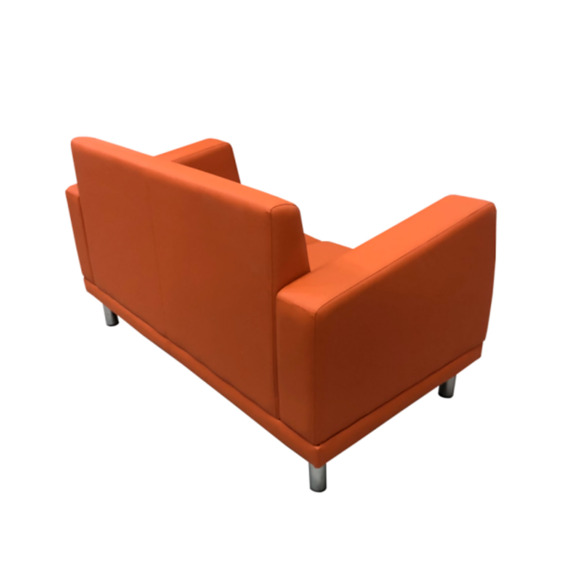 Диван Таура Люкс двухместный, оранжевый - фото 5