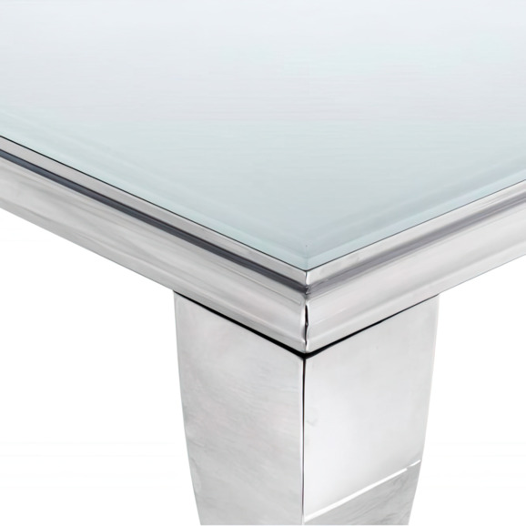 Стол стеклянный Sondal 160 белый - фото 7