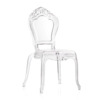 Стул Мила без подлокотников, прозрачный