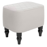 Настоящее фото товара Пуф Лотик, экокожа, белый, произведённого компанией ChiedoCover